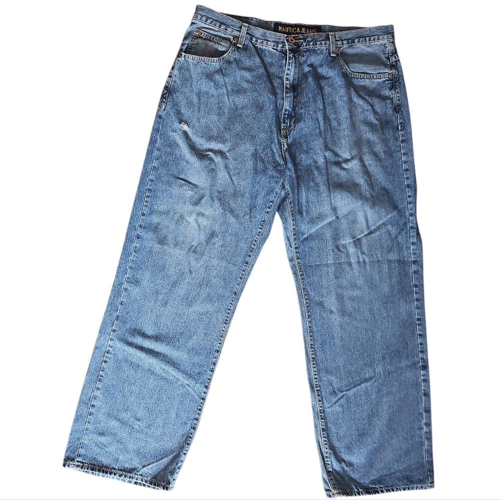 Nautica Jeans Vintage Baggy, Wide Leg Loose Fit. Mens 36/32